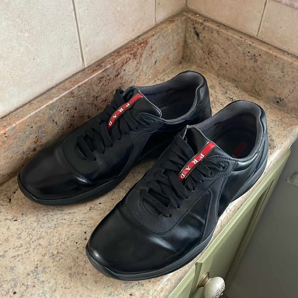 No tie, Prada Sneakers EU size 7.5 US size 9m